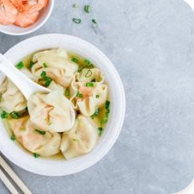 Shrimp and Pork Wonton SOUP.
