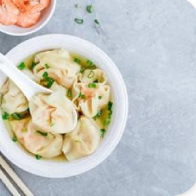 Shrimp and Pork Wonton SOUP.